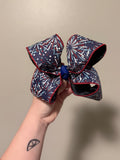 4th of July Fireworks Bow